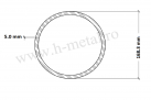 Teava trasa zincata 168.3x5 mm 1